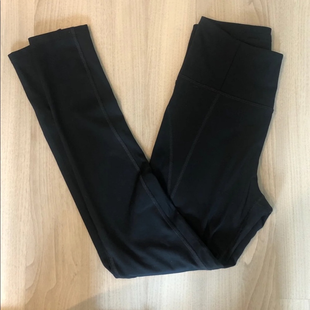 Girlfriend collective black leggings medium